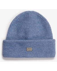 Superdry - & Co Rib Knitted Beanie Hat - Lyst