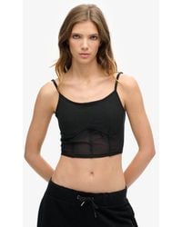Superdry - & Co Sport Tech Corset Top - Lyst