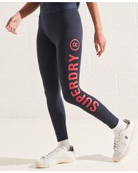 Superdry Core Essential Leggings, Text 