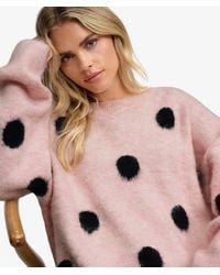 Superdry - & Co Brushed Polka Dot Jumper - Lyst