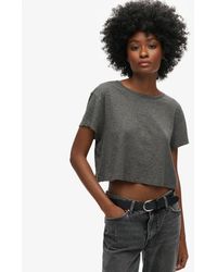 Superdry - & Co Slouchy Cropped T-shirt - Lyst