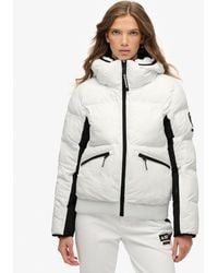 Superdry - & Co Hooded Ski Bomber Jacket - Lyst