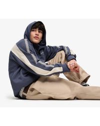 Superdry - Bench X & Co Bench Double Zip Hooded Stripe Sweatshirt - Lyst