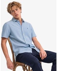 Superdry - & Co Riviera Short Sleeve Linen Shirt - Lyst
