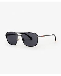 Superdry - Square Metal Aviator Sunglasses - Lyst