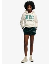 Superdry - Country Club Velour Shorts - Lyst