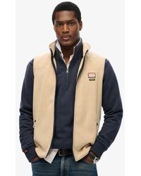 Superdry - & Co Active Fleece Gilet - Lyst