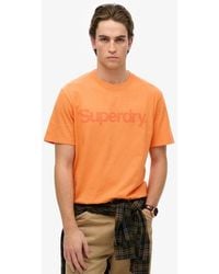 Superdry - & Co Core Logo City T-shirt X None / Florida Orange - Size: Xxl - Lyst