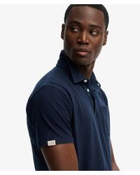 Superdry - & Co Classic Cotton Linen Polo Shirt - Lyst