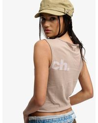 Superdry - & Co Bench Aansluitend Laag Tanktop - Lyst