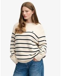 Superdry - Oversized Stripe Jumper - Lyst