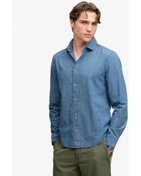Superdry - & Co Essentials Chambray Long Sleeve Shirt - Lyst
