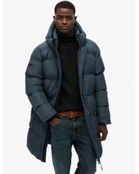 Superdry - Hooded Sports Puffer Coat - Lyst