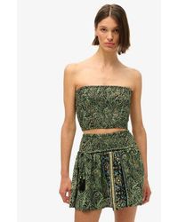 Superdry - St Tropez Paisley Bandeau Top - Lyst