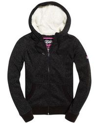 Superdry - Storm Zip Hoodie Gritty Marl - Lyst