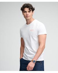 Superdry - & Co Essential Company Logo Embroidered T-shirt - Lyst