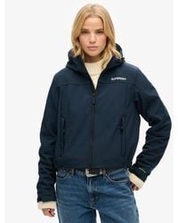 Superdry - Code Trekker Softshell-jas Met Capuchon - Lyst
