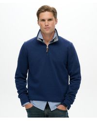 Superdry - & Co Core Pique Half Zip Sweatshirt - Lyst