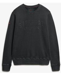 Superdry - & Co Athletic Embossed Sweatshirt - Lyst