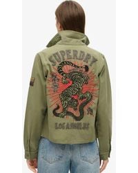 Superdry - Military Jack Met Versieringen - Lyst