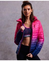 Superdry - Power Fade Jacket Ink/Hazard - Lyst