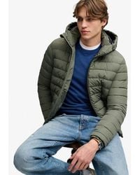 Superdry - & Co Hooded Fuji Midweight Padded Jacket - Lyst