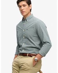 Superdry - Preppy Poplin Long Sleeve Shirt - Lyst