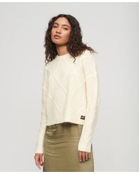 Superdry - Chunky Cable Knit Jumper - Lyst