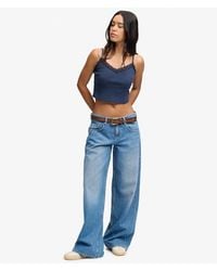 Superdry - & Co Mid Rise baggy Jeans - Lyst