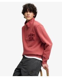 Superdry - & Co Tonal Half Zip Sweatshirt - Lyst