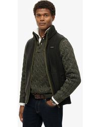 Superdry - Estate Fleece Gilet - Lyst