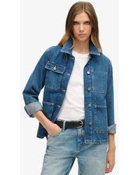 Superdry - Denim Chore Jacket - Lyst