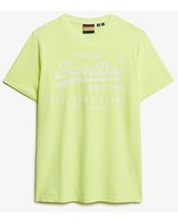 Superdry - & Co Vintage Logo Neon Relaxed T-shirt - Lyst
