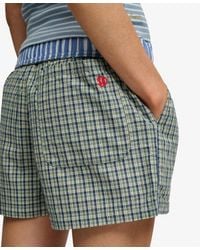 Superdry - & Co Mini Check Cotton Shorts - Lyst