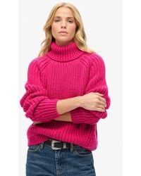 Superdry - Slouchy Stitch Roll Neck Knit - Size: 16 - Lyst