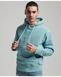 Superdry - Essential Overdyed Hoodie Tourmaline - Lyst