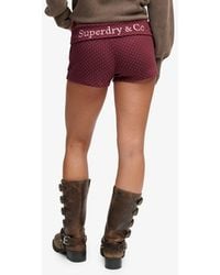 Superdry - & Co Polka Dot Jersey Shorts - Lyst