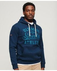 Superdry - Athletic Script Embroidered Graphic Hoodie - Lyst