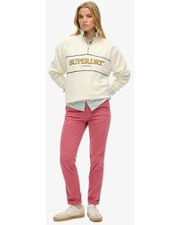 Superdry - & Co Mid Rise Chino Trousers - Lyst
