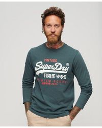 Superdry - Classic Graphic Logo Long Sleeve Top - Lyst