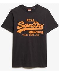 Superdry - & Co Neon Vintage Logo Graphic T-shirt - Lyst