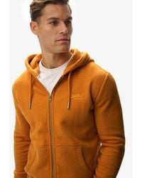 Superdry - & Co Vintage Logo Embroidered Zip Hoodie - Lyst