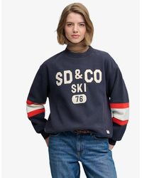 Superdry - & Co Aspen Athletics Preppy Ski Sweatshirt - Lyst