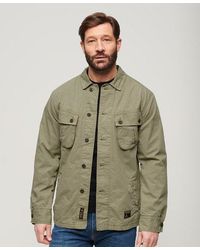 Superdry - Militaire Overshirtjas - Lyst