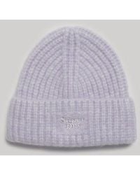 Superdry - Rib Knit Beanie Hat - Lyst