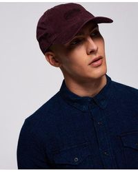 Superdry - Label Twill Cap Port - Lyst