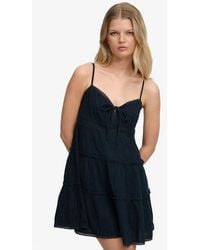 Superdry - & Co Cheesecloth Tiered Mini Dress - Lyst