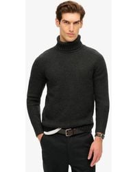 Superdry - Pull brossé à col roulé - Lyst