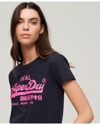 Superdry - Neon Graphic Fitted T-shirt - Lyst