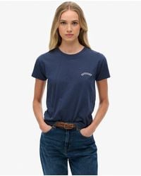 Superdry - & Co Essential Logo Fitted T-shirt - Lyst